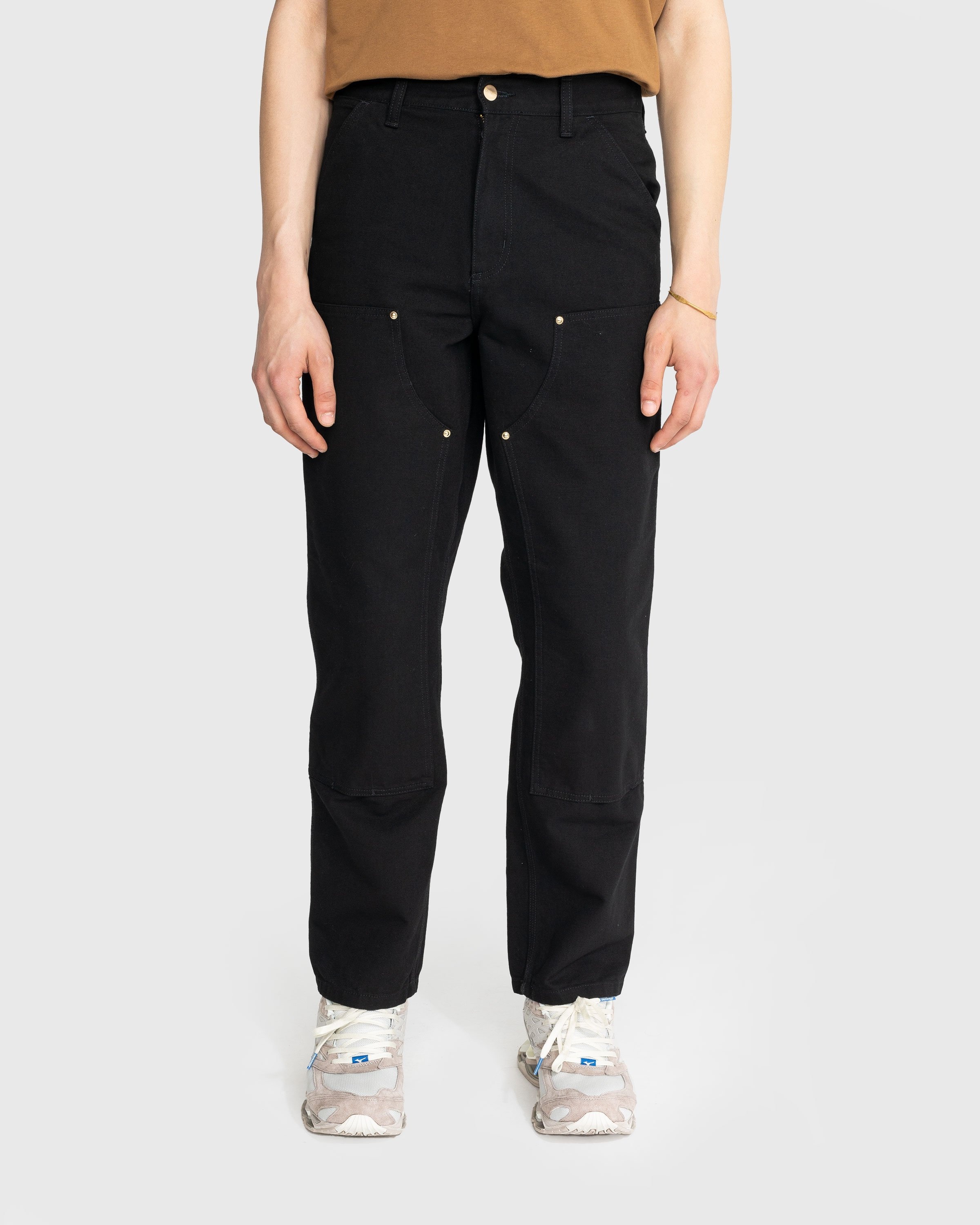 Carhartt WIP – Double Knee Pant Black Rinsed - Pants - Black - Image 2