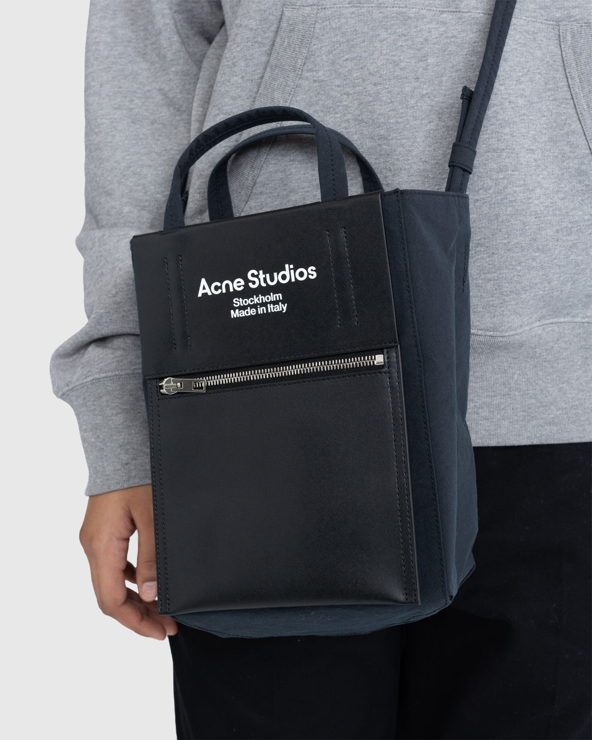 Acne Studios Black Logo Tote Bag