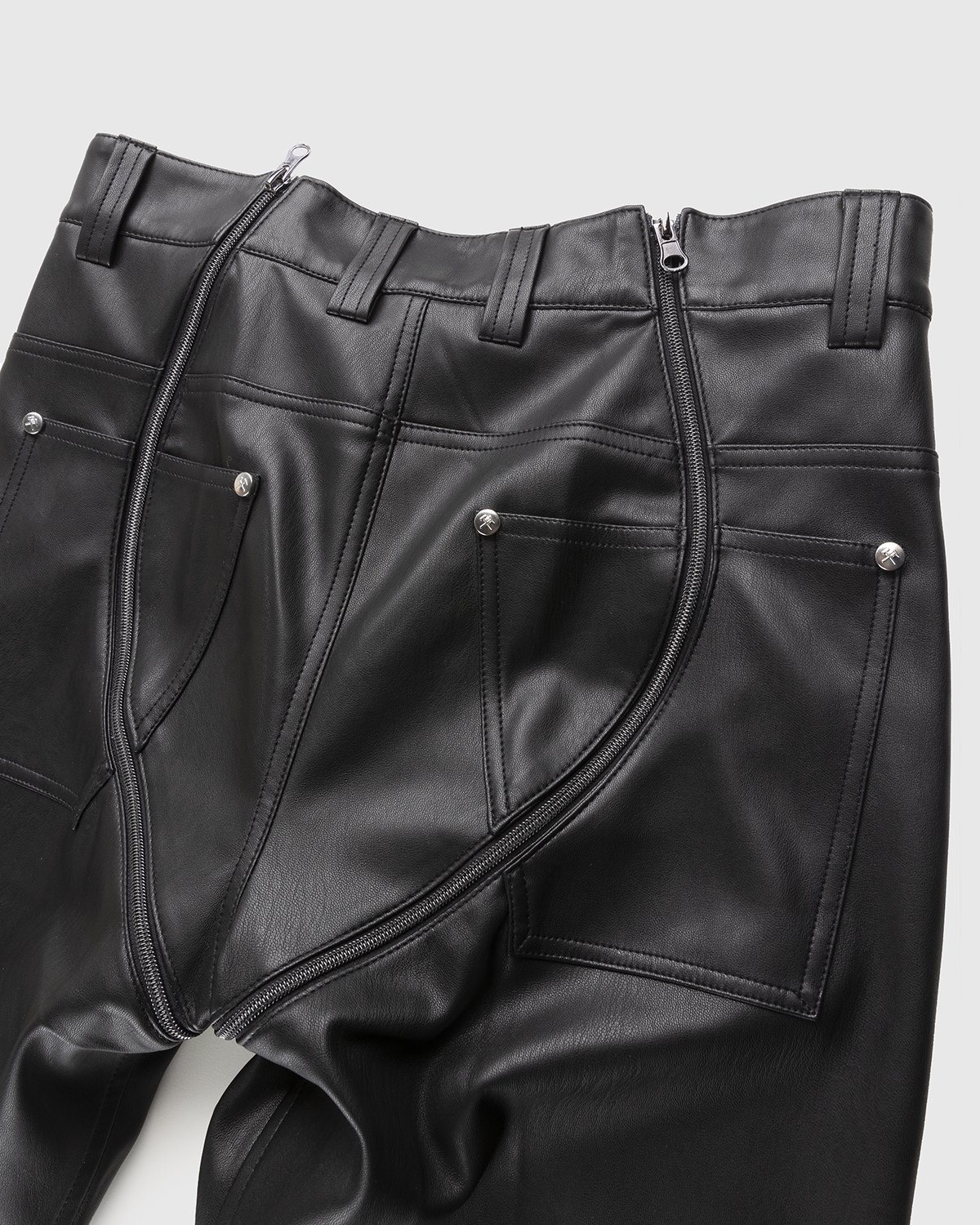 GmbH – Lata Pleather Pants Black - Leather Pants - Black - Image 3