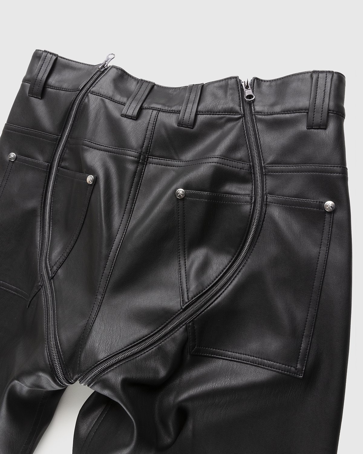 GmbH – Lata Pleather Pants Black - Pants - Black - Image 3