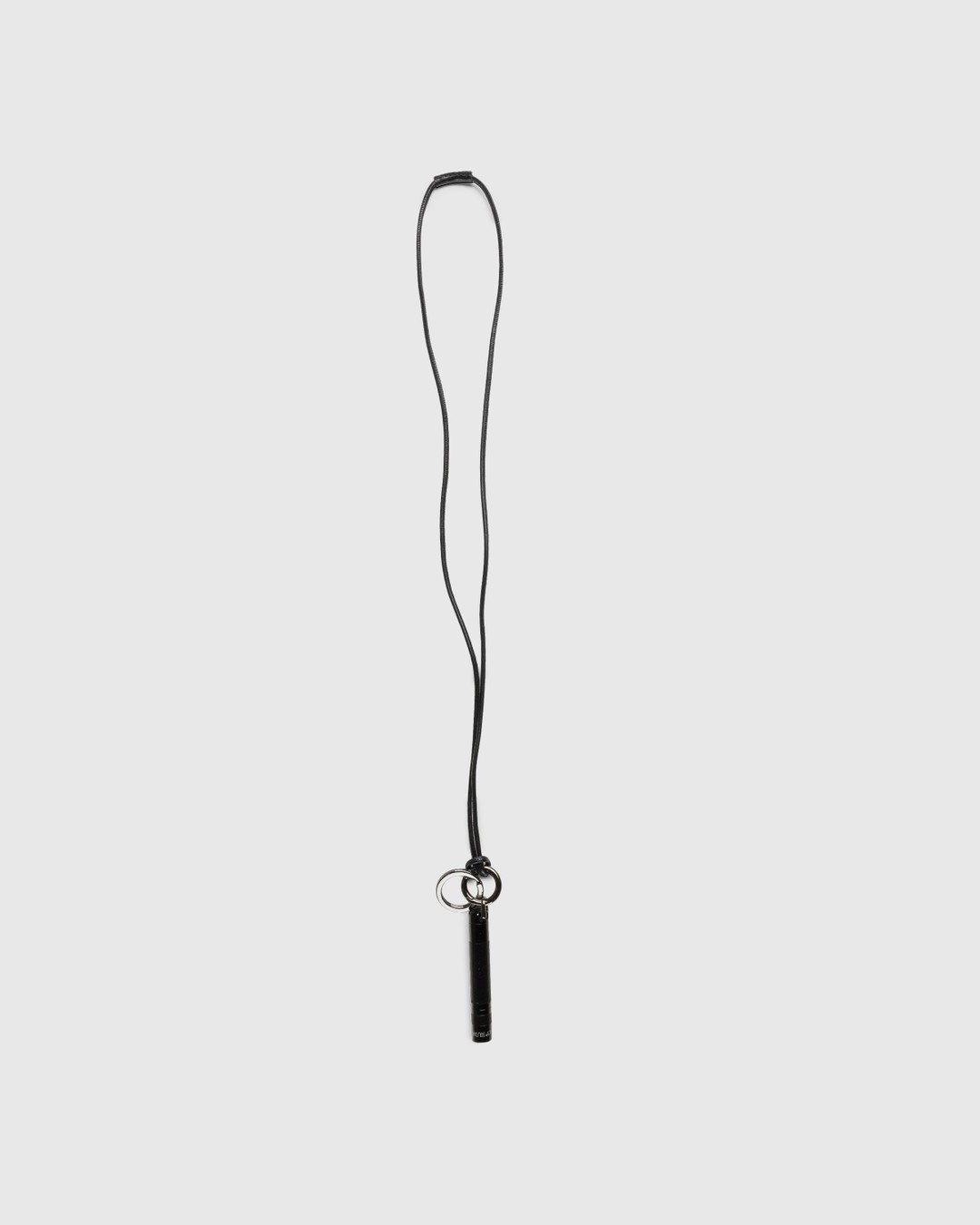 Lemaire – Maglite Leather Necklace Black - Jewelry - Black - Image 2