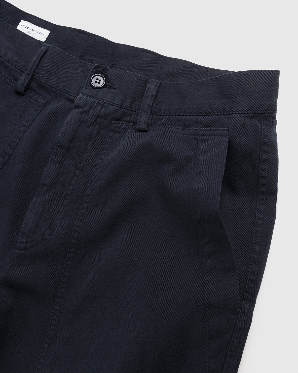 Dries van Noten – Pilson Pants Navy - Trousers - Blue - Image 4