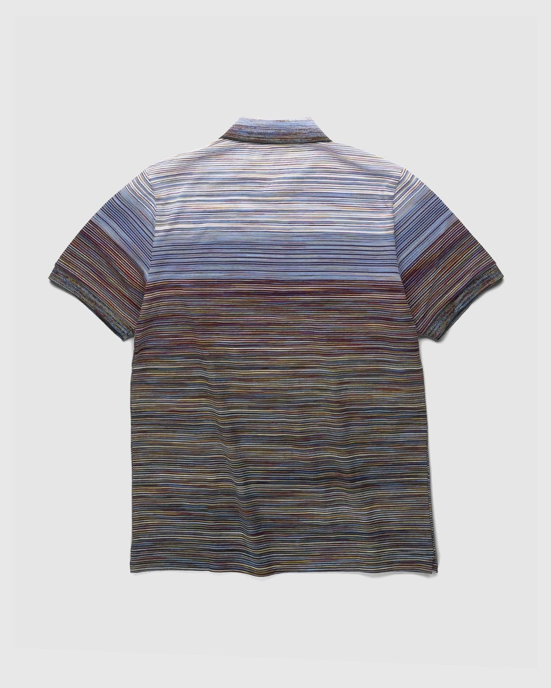 Missoni – Pattern Short-Sleeve Polo Militare Bordo - Shirts - Multi - Image 2