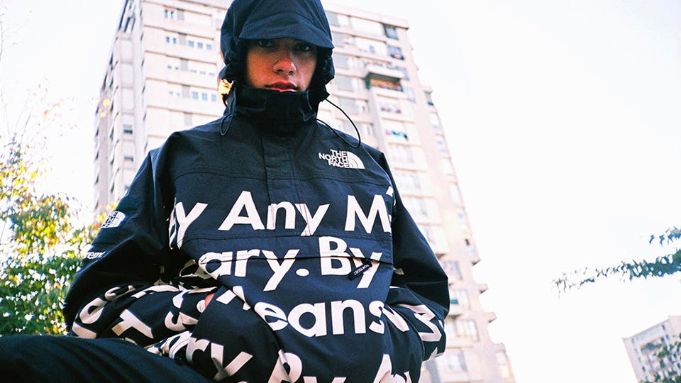 supreme x the north face history fw15