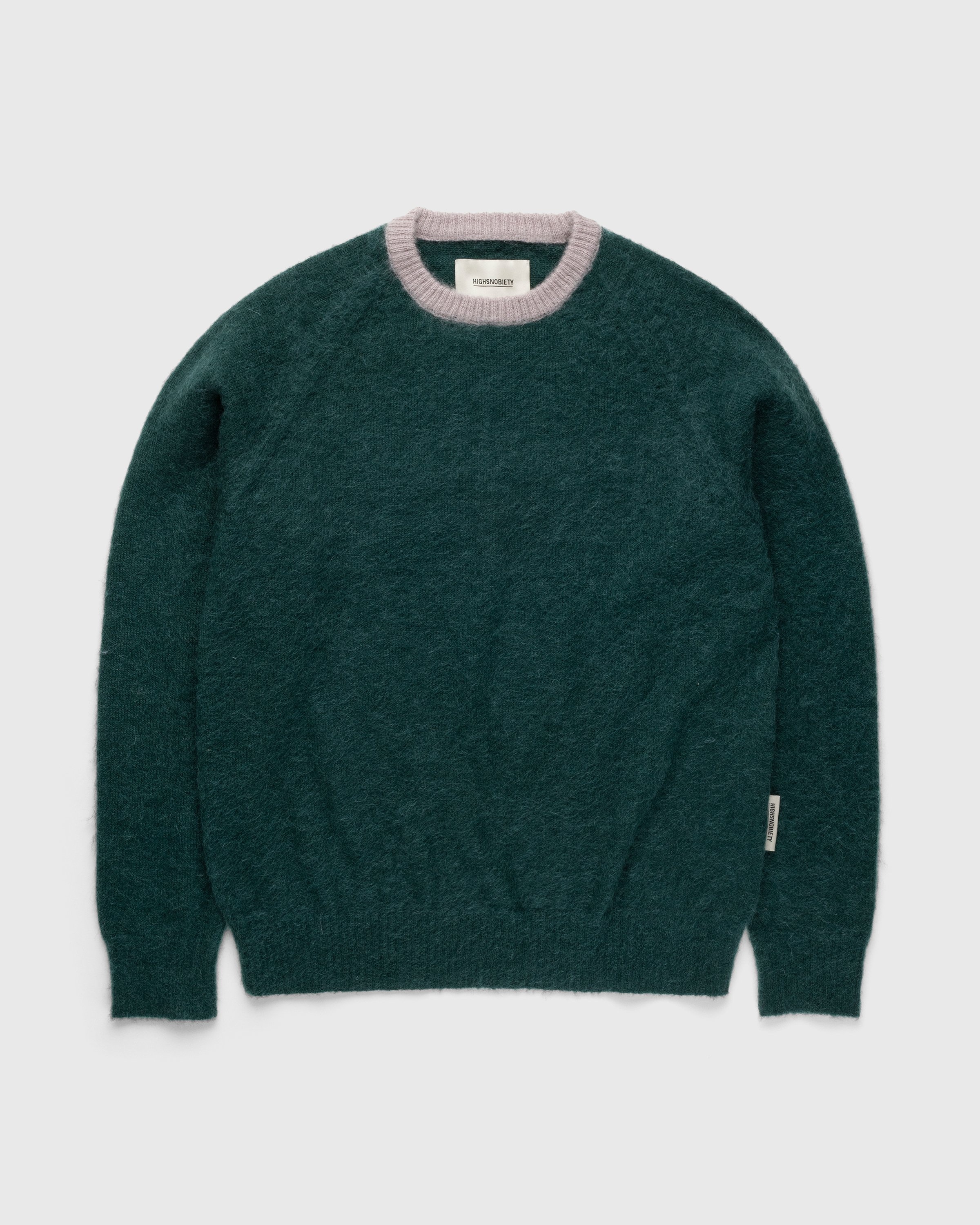 Highsnobiety – Alpaca Sweater Green - Knitwear - Green - Image 1