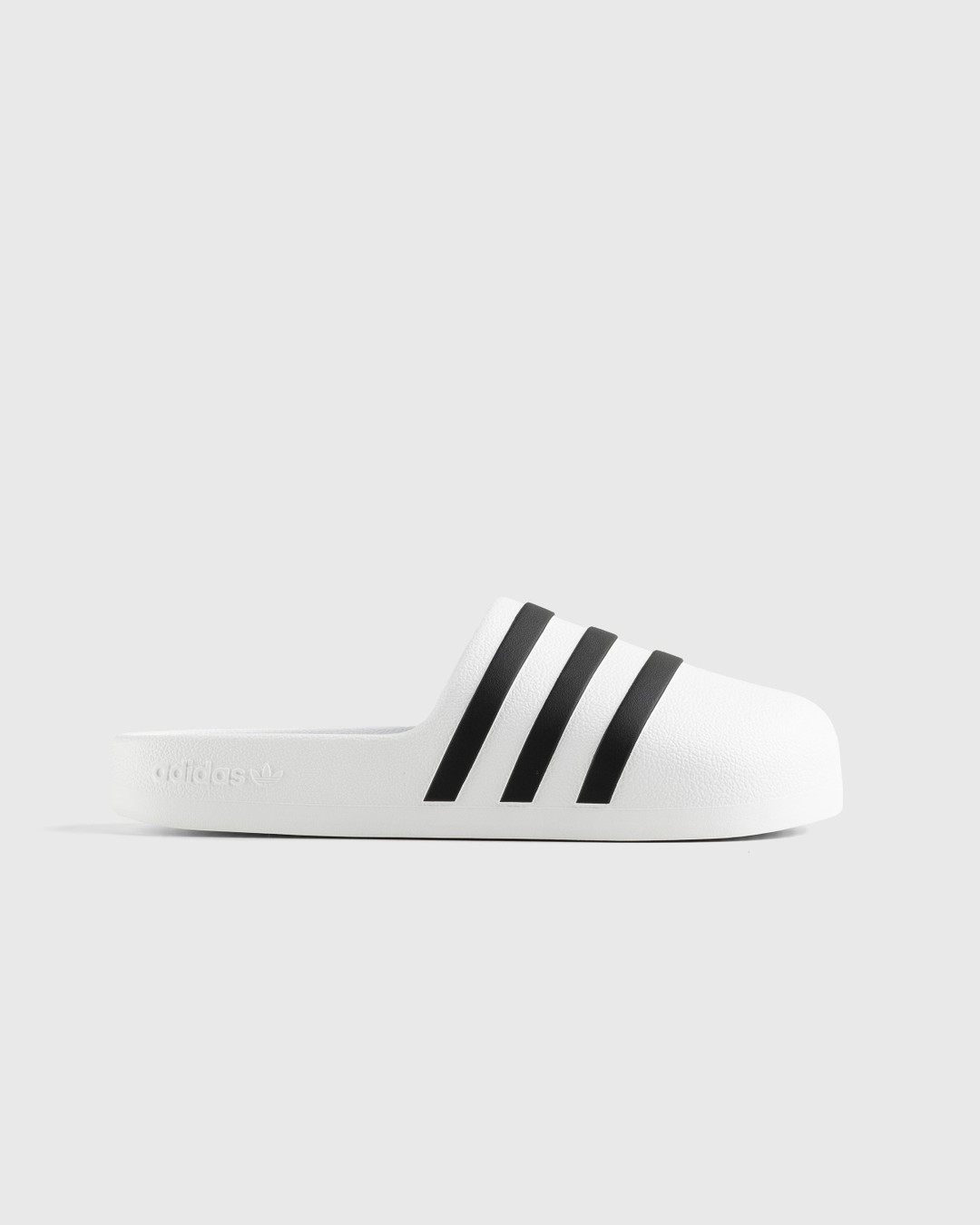 Adidas – Adifom Adilette White/Black/White - Sandals - White - Image 1
