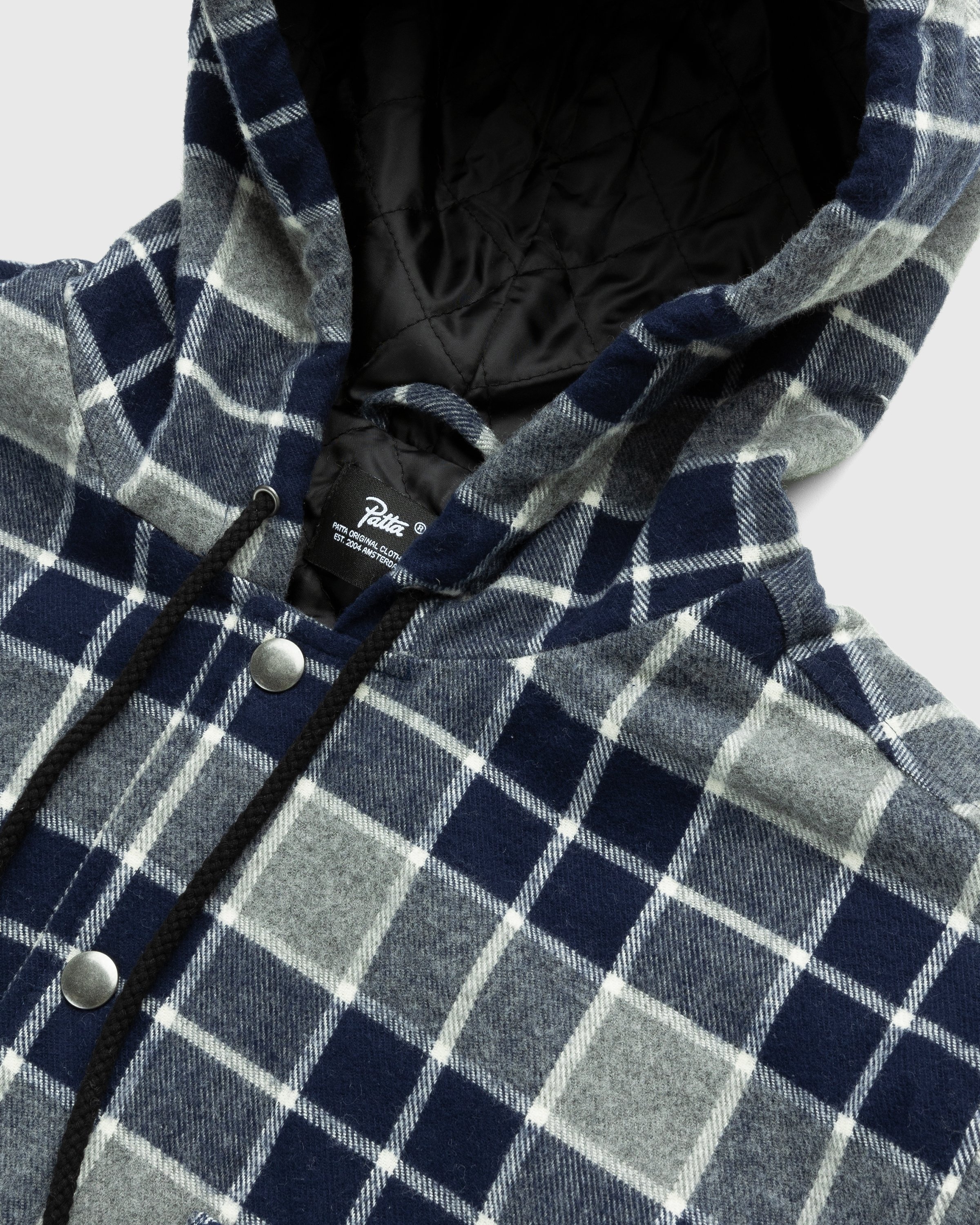 Patta – Plaid Overshirt Morning Dove Check - Shirts - Multi - Image 3