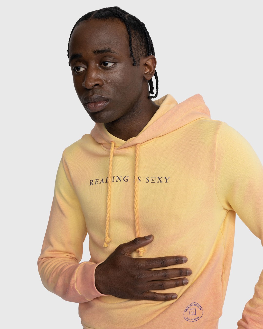 Acne Studios – Heat Reactive Hoodie Orange - Sweats - Orange - Image 6