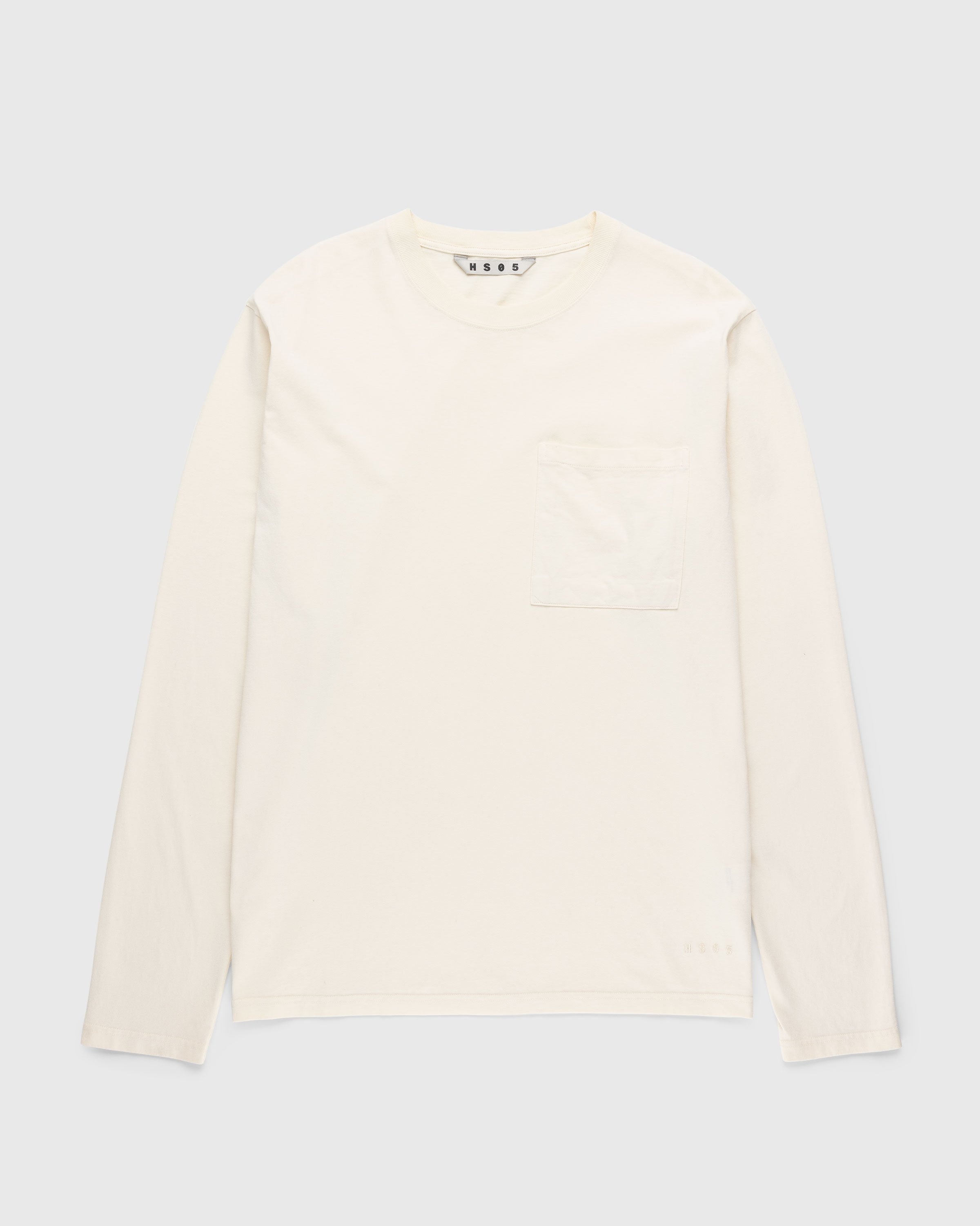 Highsnobiety HS05 – Pigment Dyed Boxy Long Sleeves Jersey Natural - Longsleeves - Beige - Image 1