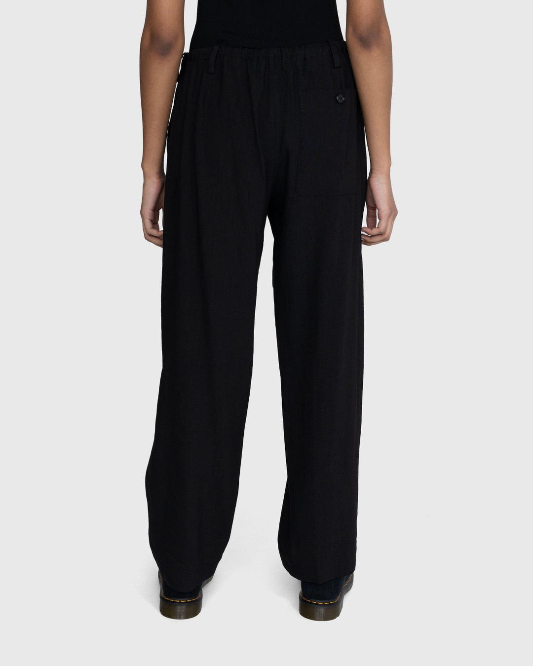Dries van Noten – Penny Pants Black - Pants - Black - Image 3