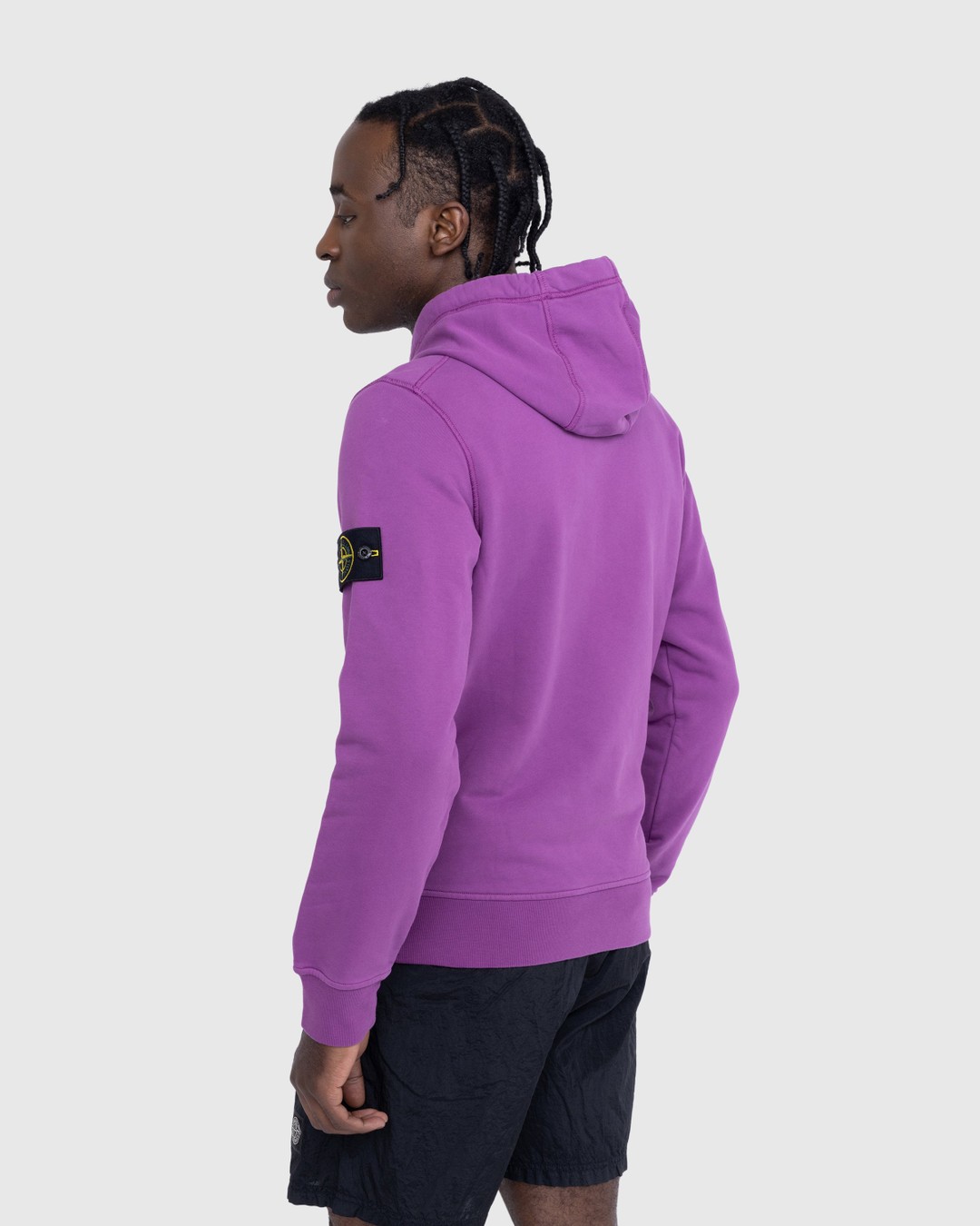 Stone island sale magenta hoodie