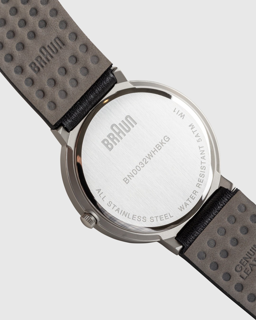 BRAUN – Gents BN0032 Classic Watch Black Leather Strap - Watches - Black - Image 3