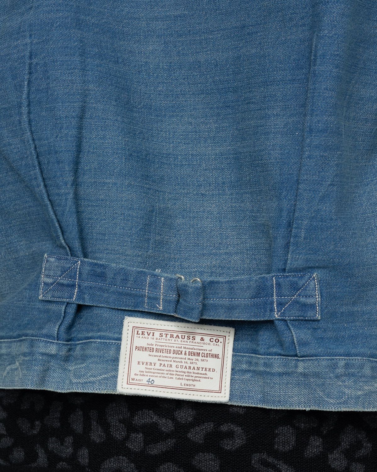 Levi's – LVC 1879 Pleated Blouse Jacket Indigo Blue | Highsnobiety Shop