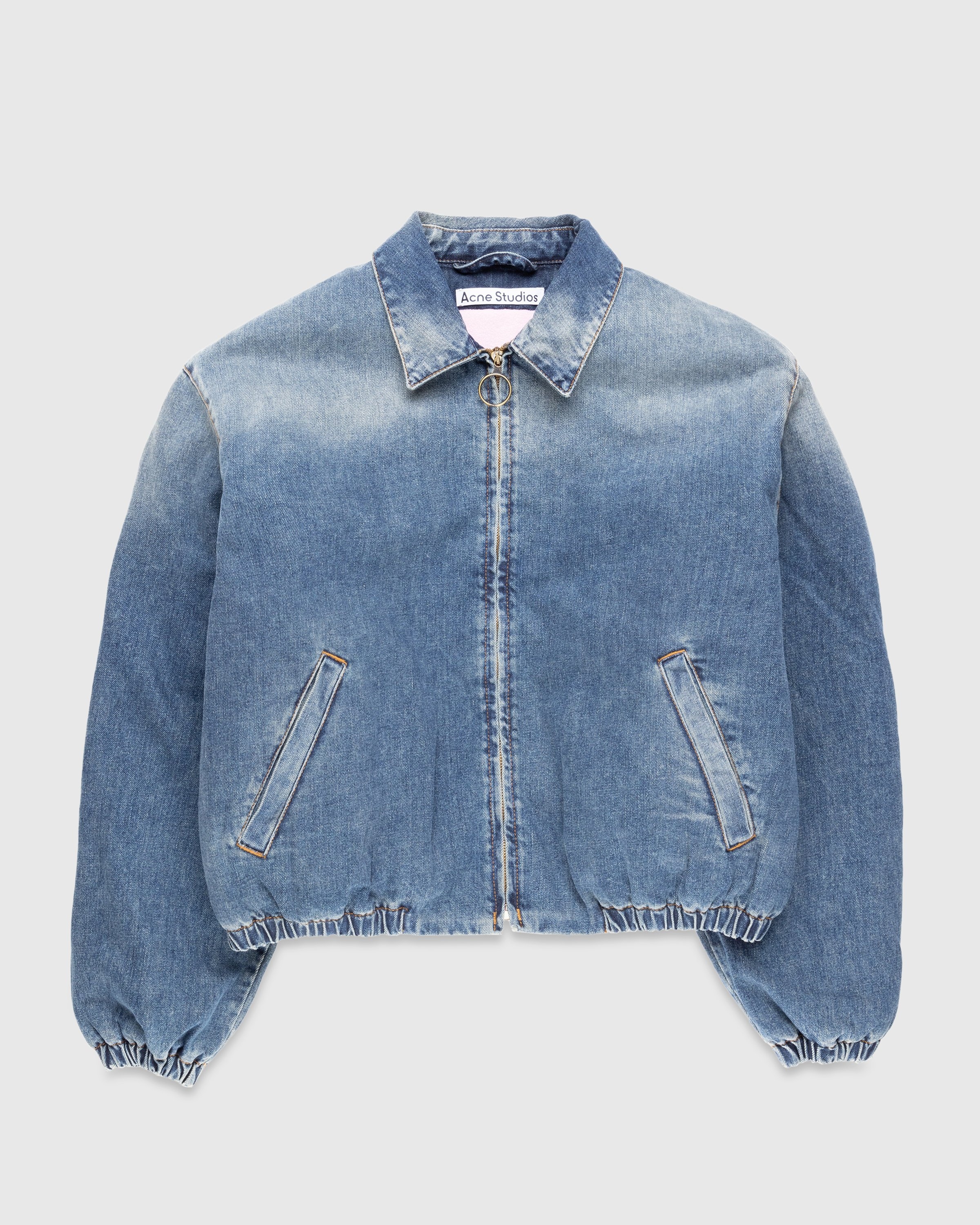 Acne Studios – Denim Padded Jacket Blue | Highsnobiety Shop