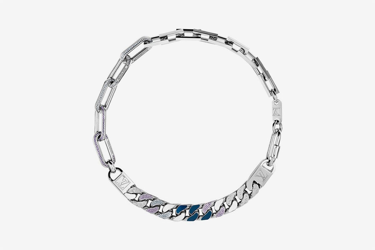 virgil abloh louis vuitton jewelry cuban chain