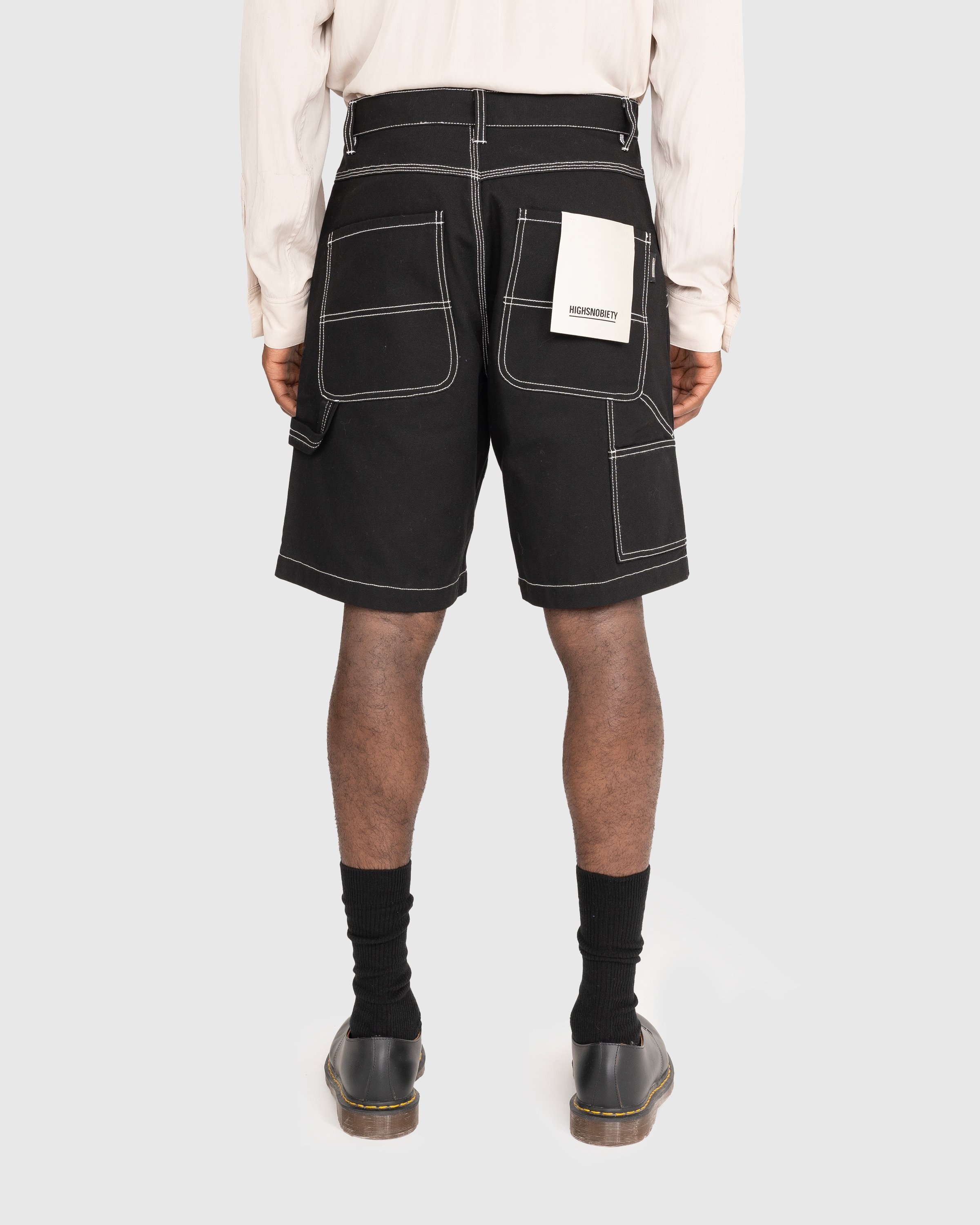 Highsnobiety – Carpenter Shorts Black - Shorts - Black - Image 3
