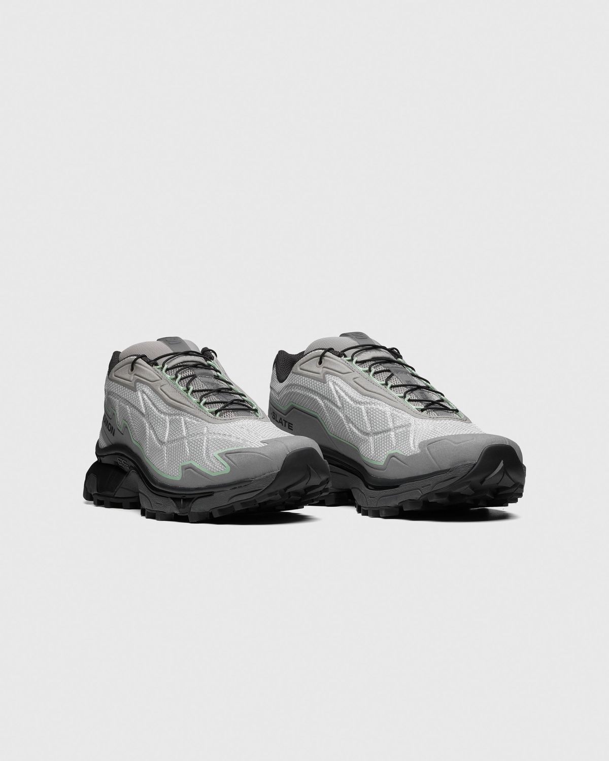 Salomon – XT-Slate Advanced Metal/Gray Flannel/Cameo Green - Sneakers - Grey - Image 2