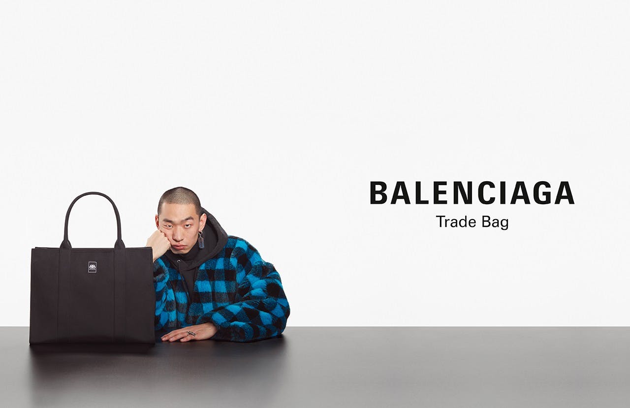 Balenciaga's SS20 campaign for accessories
