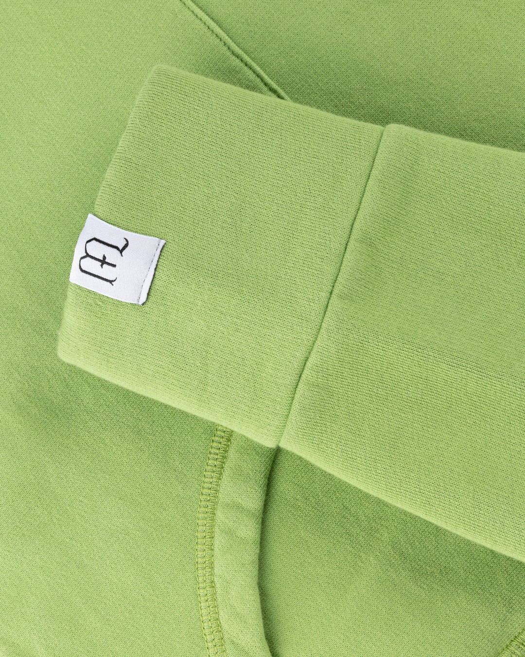 Winnie New York – Cotton Fleece Hoodie Green - Sweats - Green - Image 6
