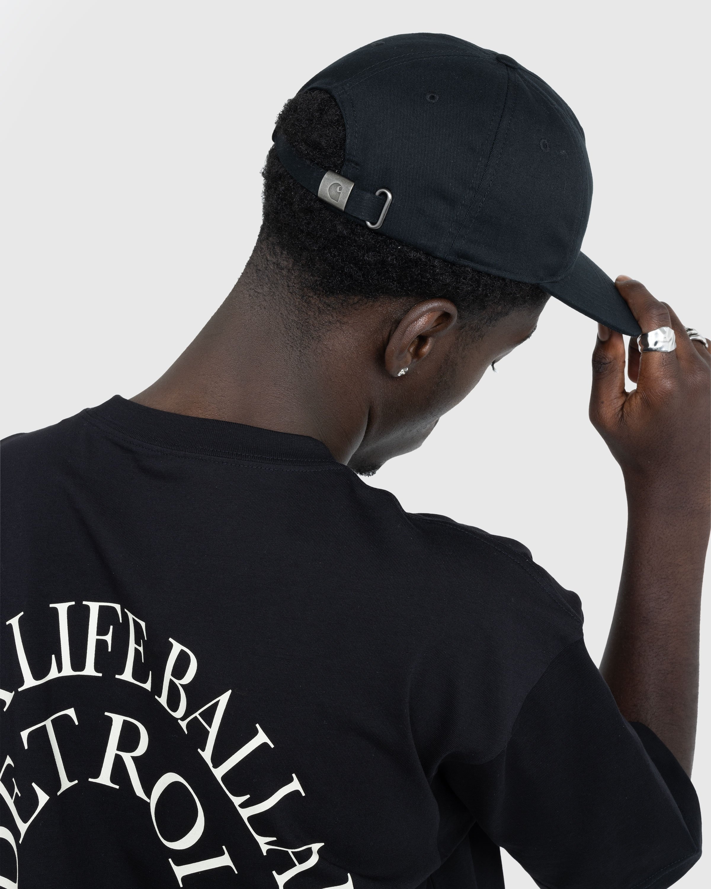 Carhartt WIP – Liquid Script Cap Black - Hats - Black - Image 5