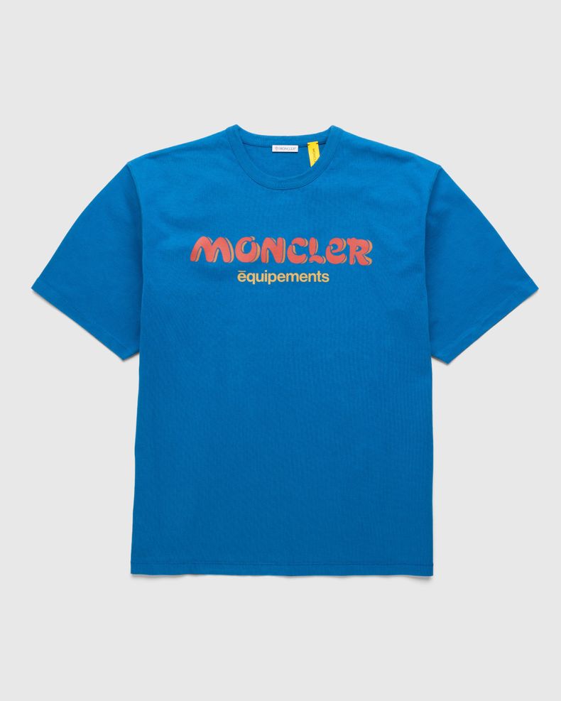 Moncler x Salehe Bembury – Logo T-Shirt Blue