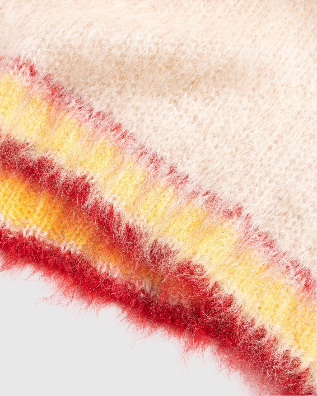 Marni – Mohair Sweater Beige Multi - Knitwear - Pink - Image 6