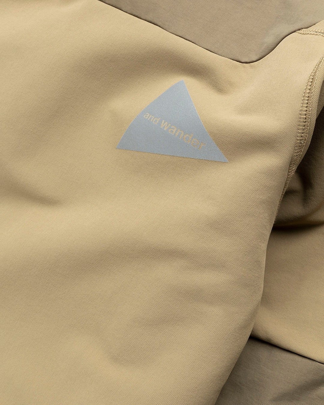 And Wander – Stretch Shell Jacket Dark Beige - Outerwear - Beige - Image 6