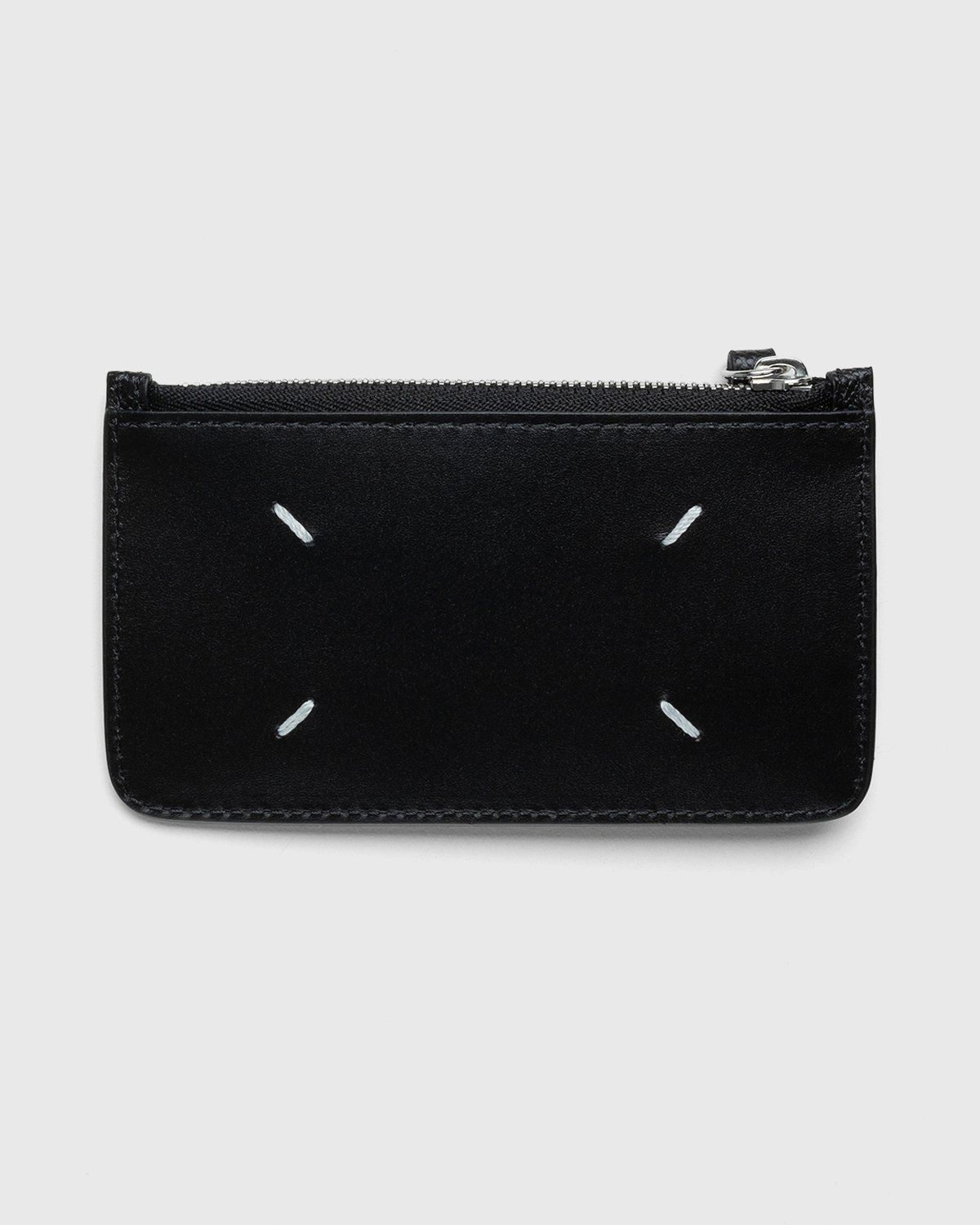 Maison Margiela – Zip Leather Card Holder Black | Highsnobiety Shop