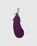 J.W. Anderson – Aubergine Keyring Purple - Keychains - Purple - Image 1