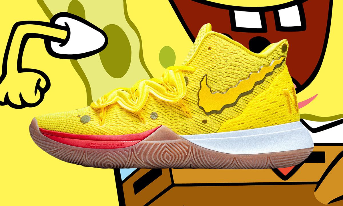 polilla grano Frontera Shop the SpongeBob Squarepants x Nike Kyrie Collection