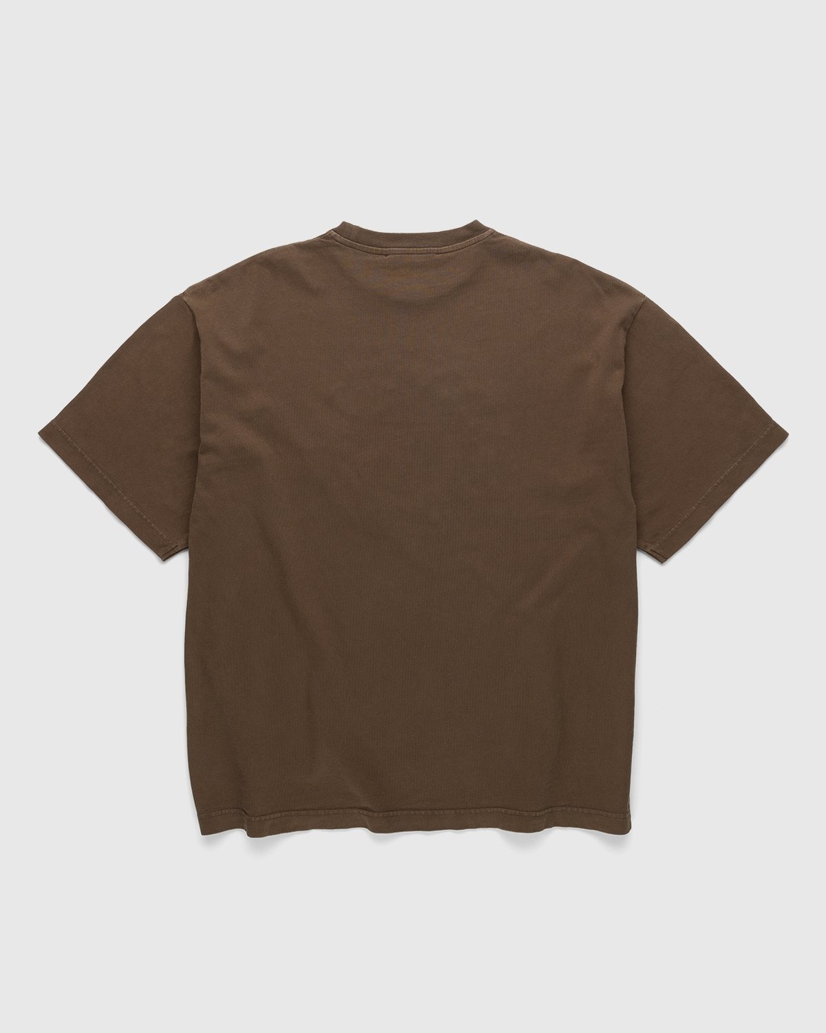 Acne Studios – Cotton Logo T-Shirt Chocolate Brown - T-shirts - Brown - Image 2