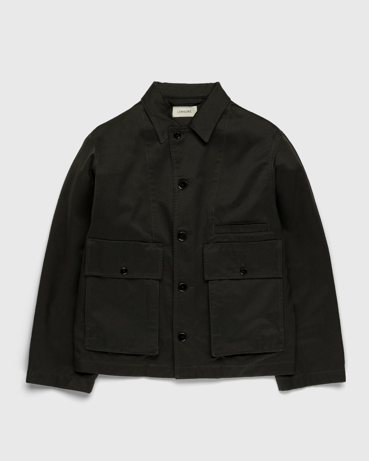 Lemaire – Boxy Blouson Dark Slate Green - Outerwear - Grey - Image 1
