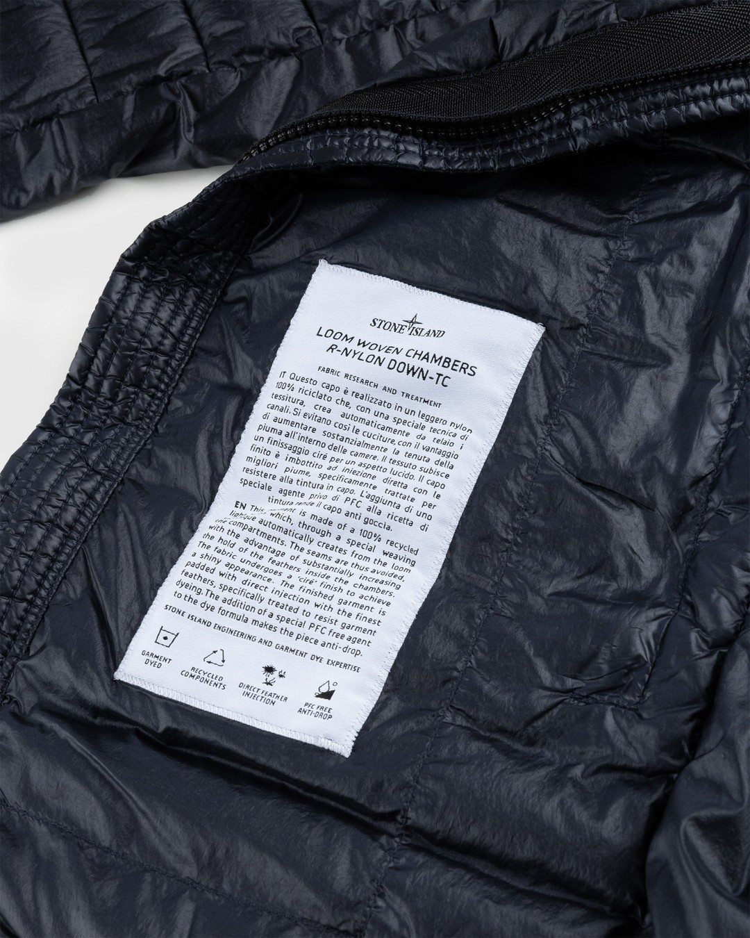 Stone Island – Packable Recycled Nylon Down Jacket Navy Blue - Outerwear - Blue - Image 5