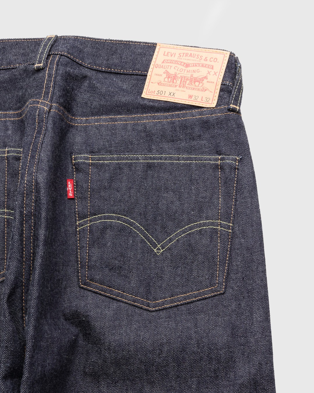 Levi s 1963 501 Jeans Rigid Indigo Blue Highsnobiety Shop