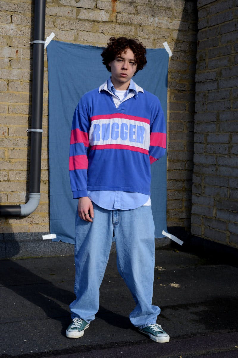 Model wearing GANT