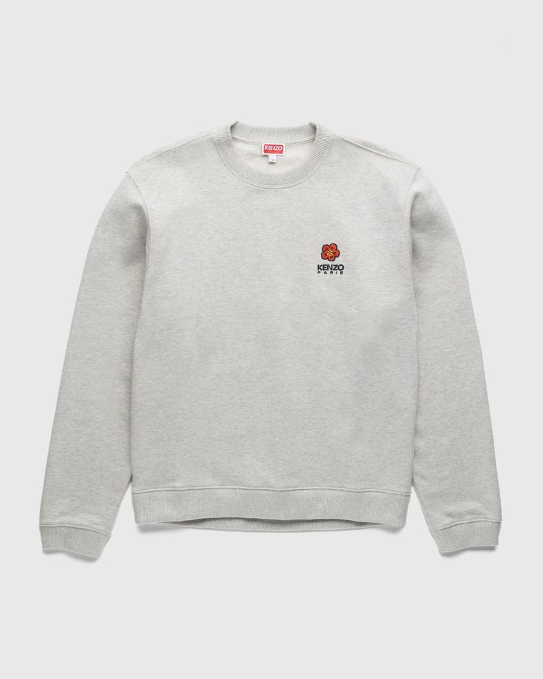 Kenzo – Boke Flower Crest Sweatshirt Pale Grey