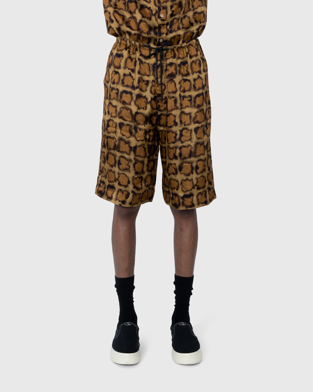 Dries van Noten – Plyd Shorts Camel - Shorts - Yellow - Image 2