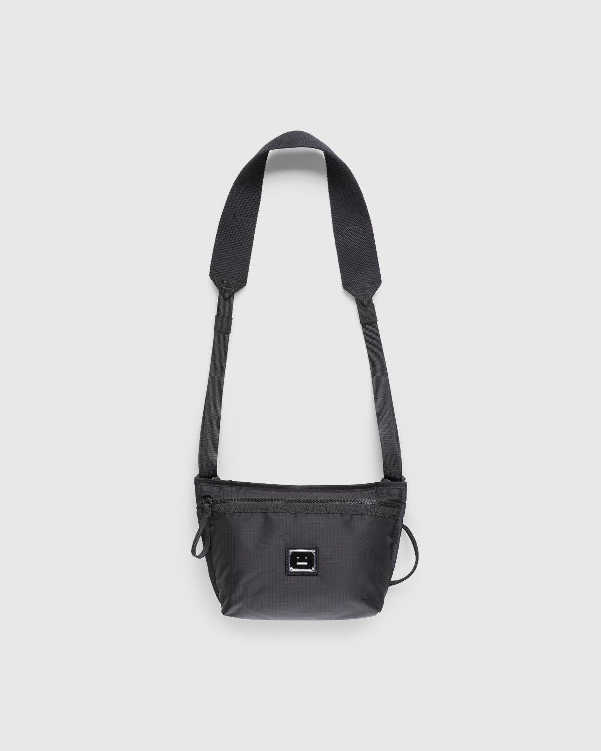 Acne Studios – Crossbody Face Pouch Black - Waistbags - Black - Image 3
