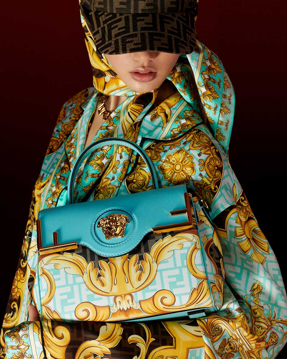 fendi versace collab bags collection release date purchase price