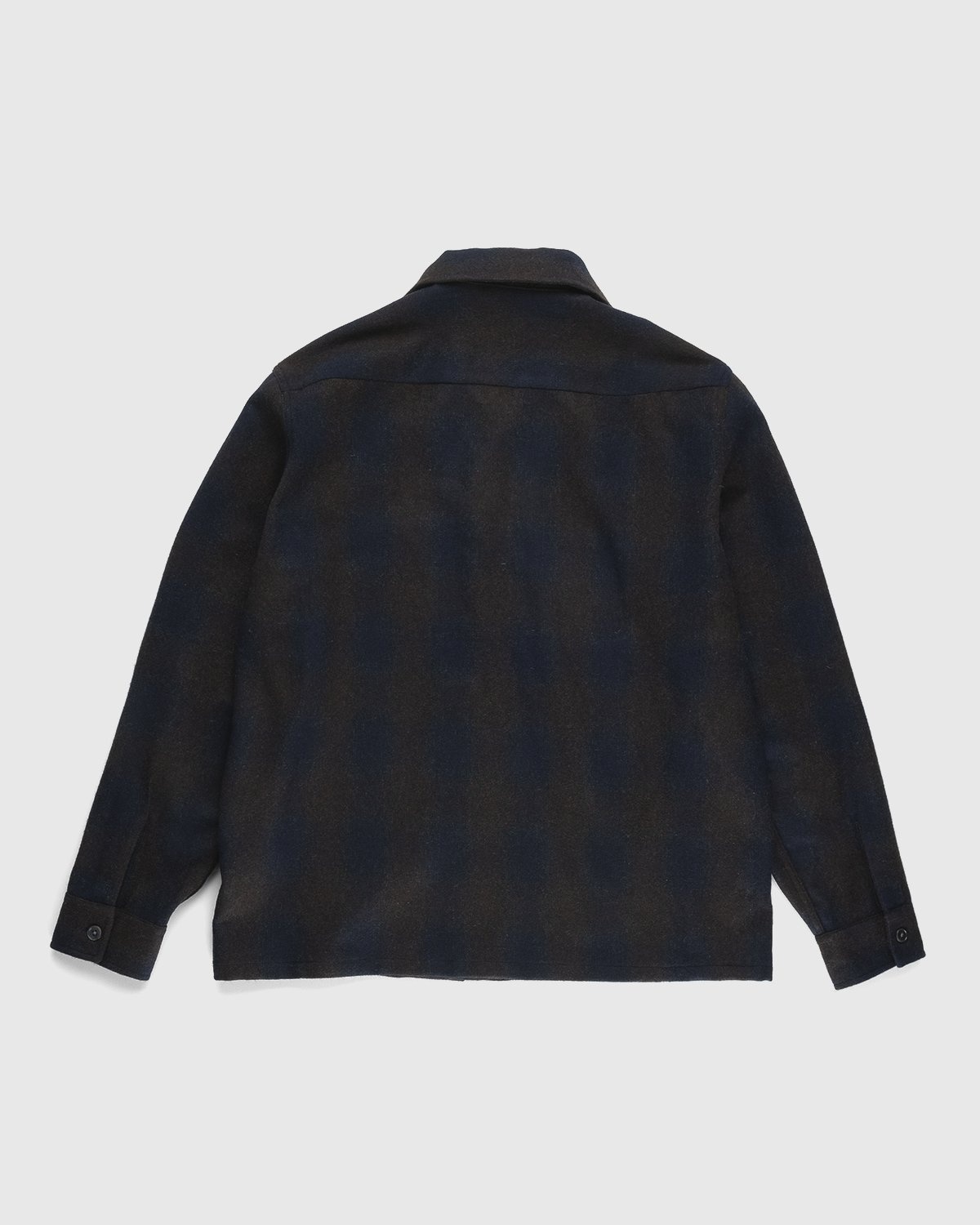 Our Legacy – Heusen Shirt Navy Shadow Check - Shirts - Blue - Image 2