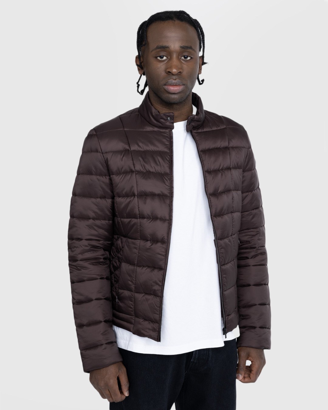 Trussardi – Quilted Jacket Matt Nylon - Outerwear - Green - Image 7