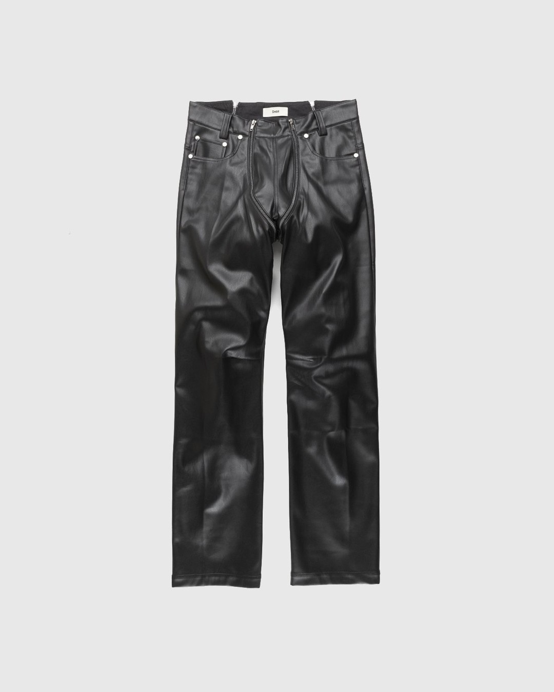GmbH – Lata Pleather Pants Black - Leather Pants - Black - Image 1