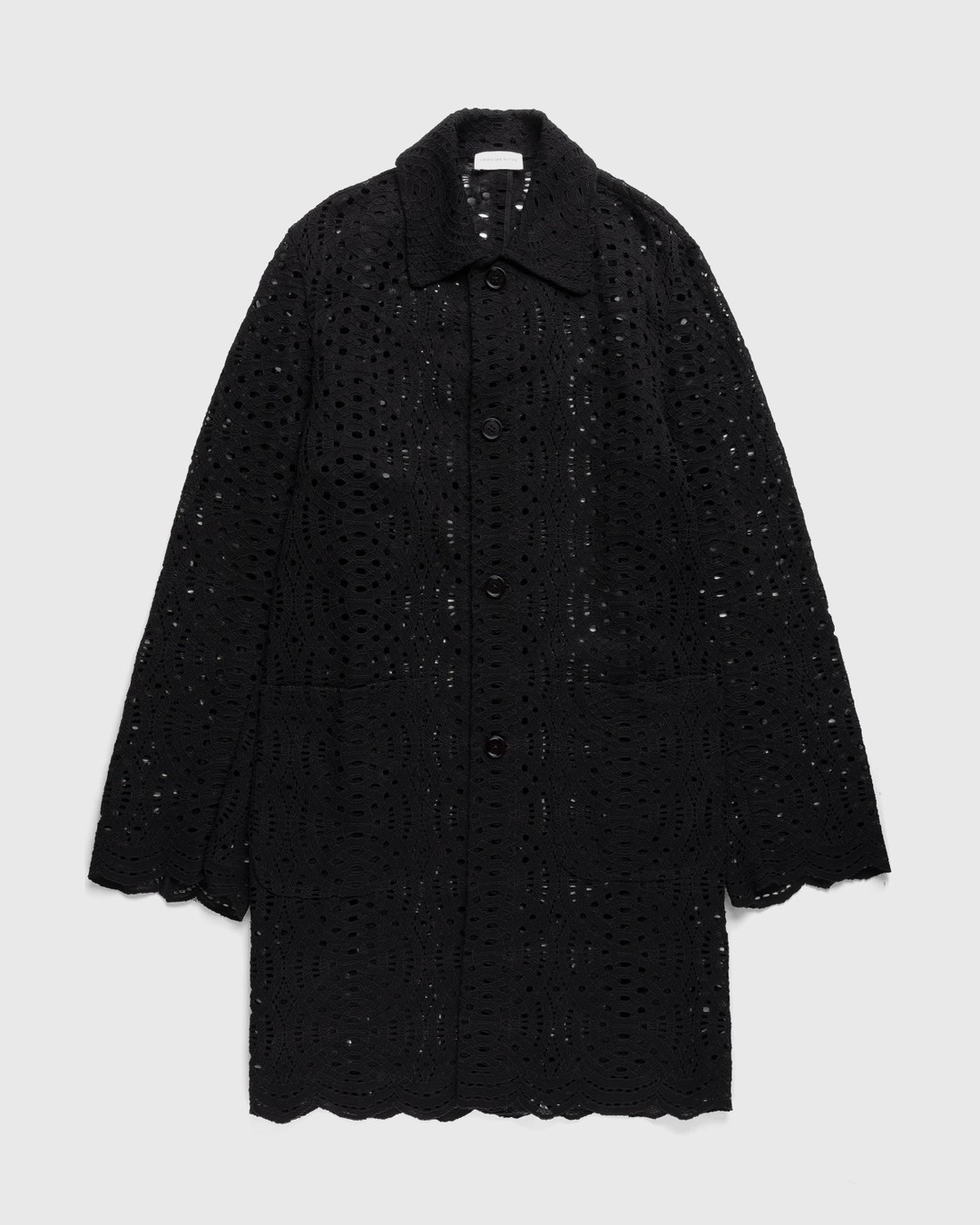 Dries van Noten – Rakin Coat Black - Trench Coats - Black - Image 1