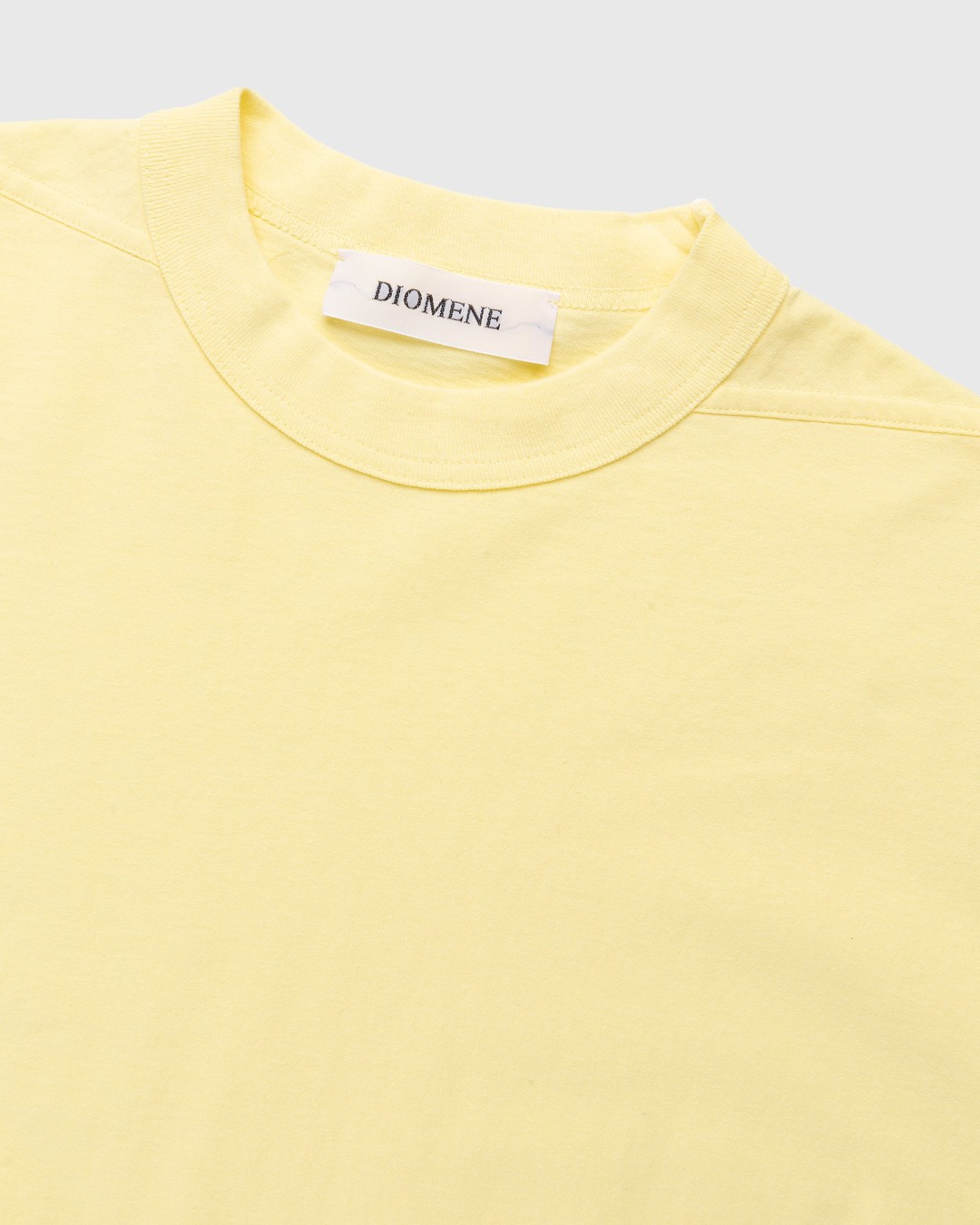 Diomene by Damir Doma – Cotton Crewneck T-Shirt Lemonade - Tops - Yellow - Image 4
