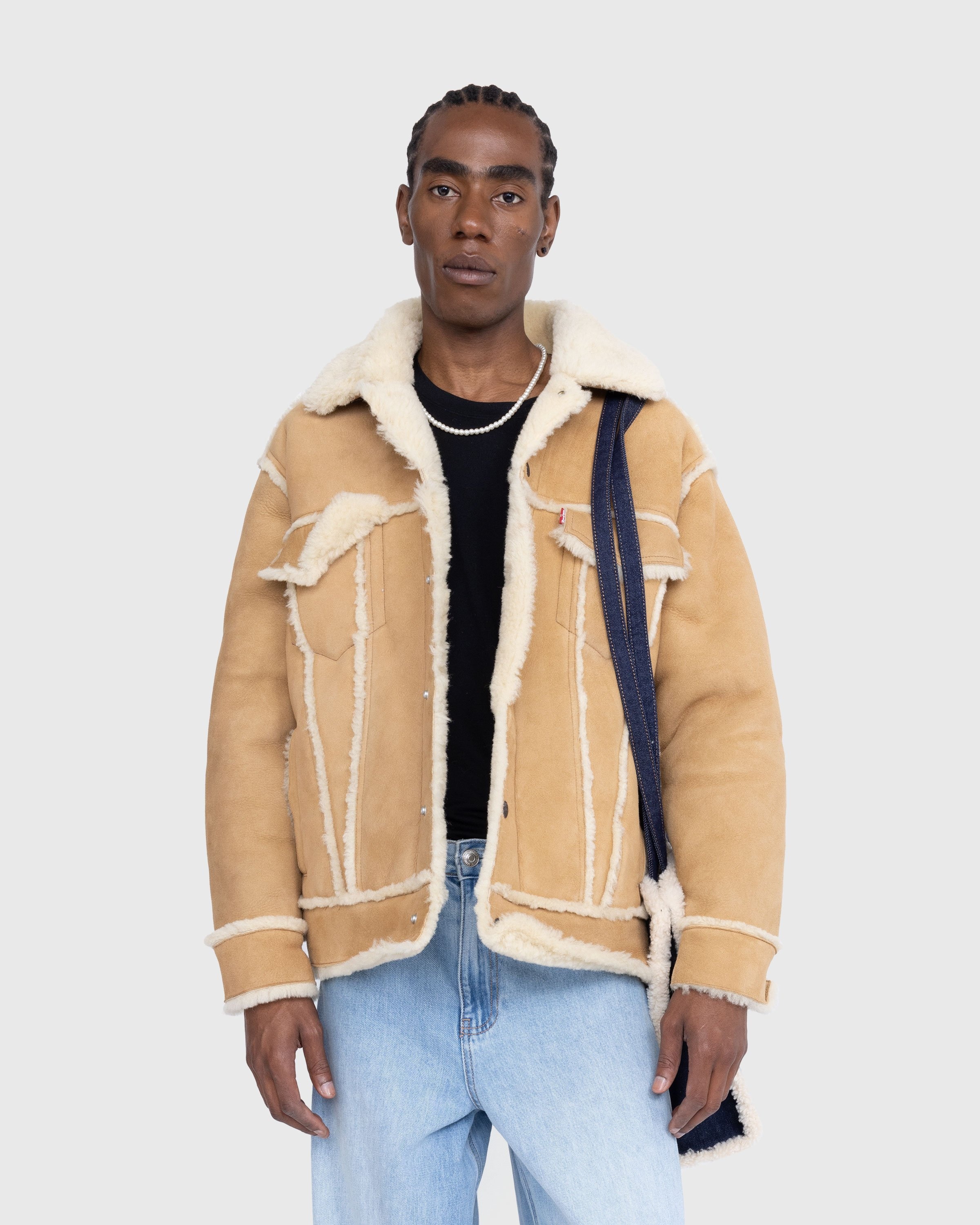 Shearling on sale jacket levis