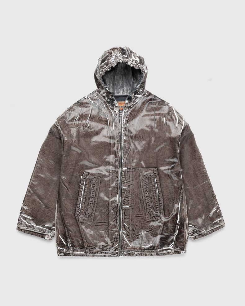 D-Spark-Fsc Hooded Jacket Brown