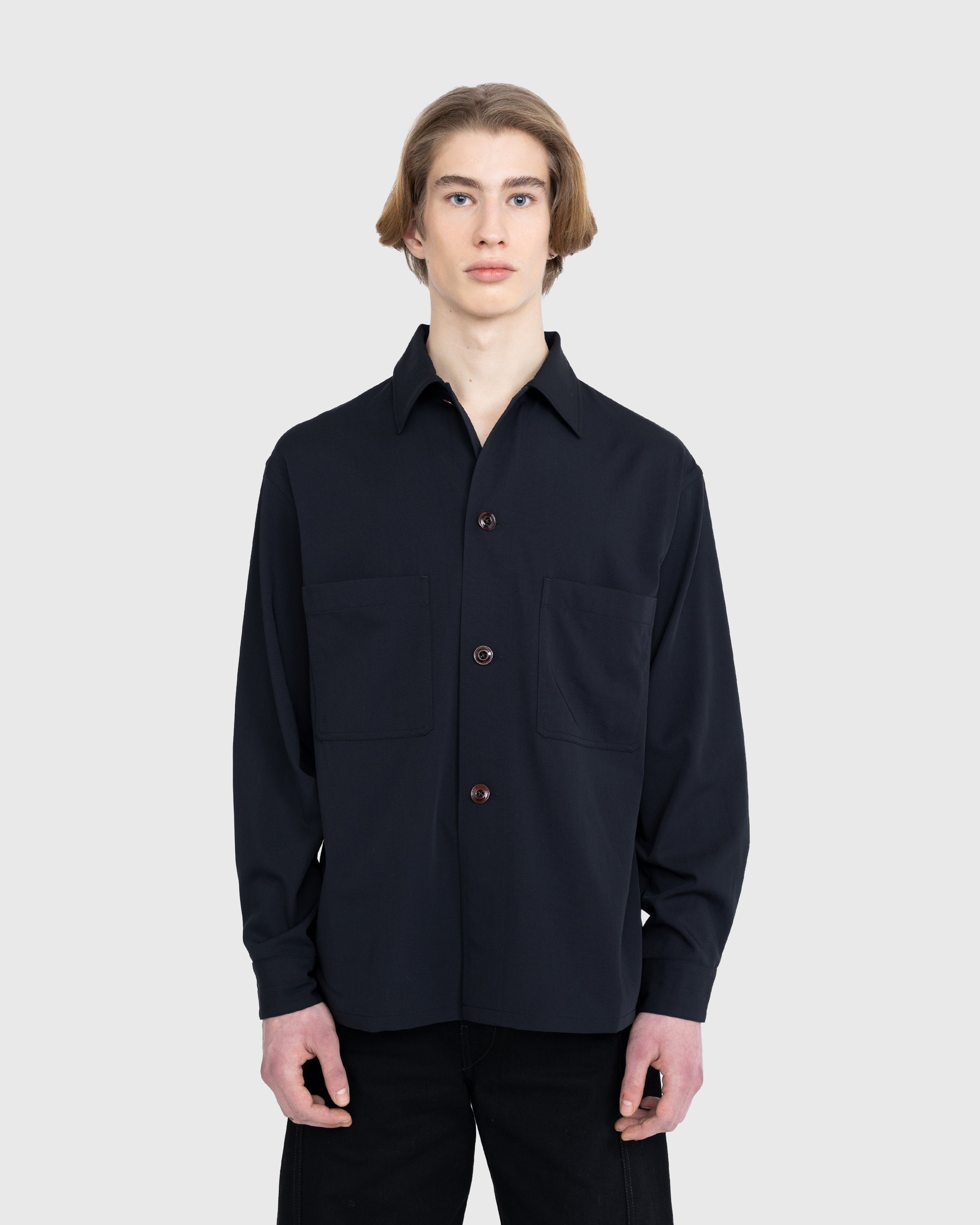 Lemaire – Pyjama Shirt Blue - Shirts - Blue - Image 2