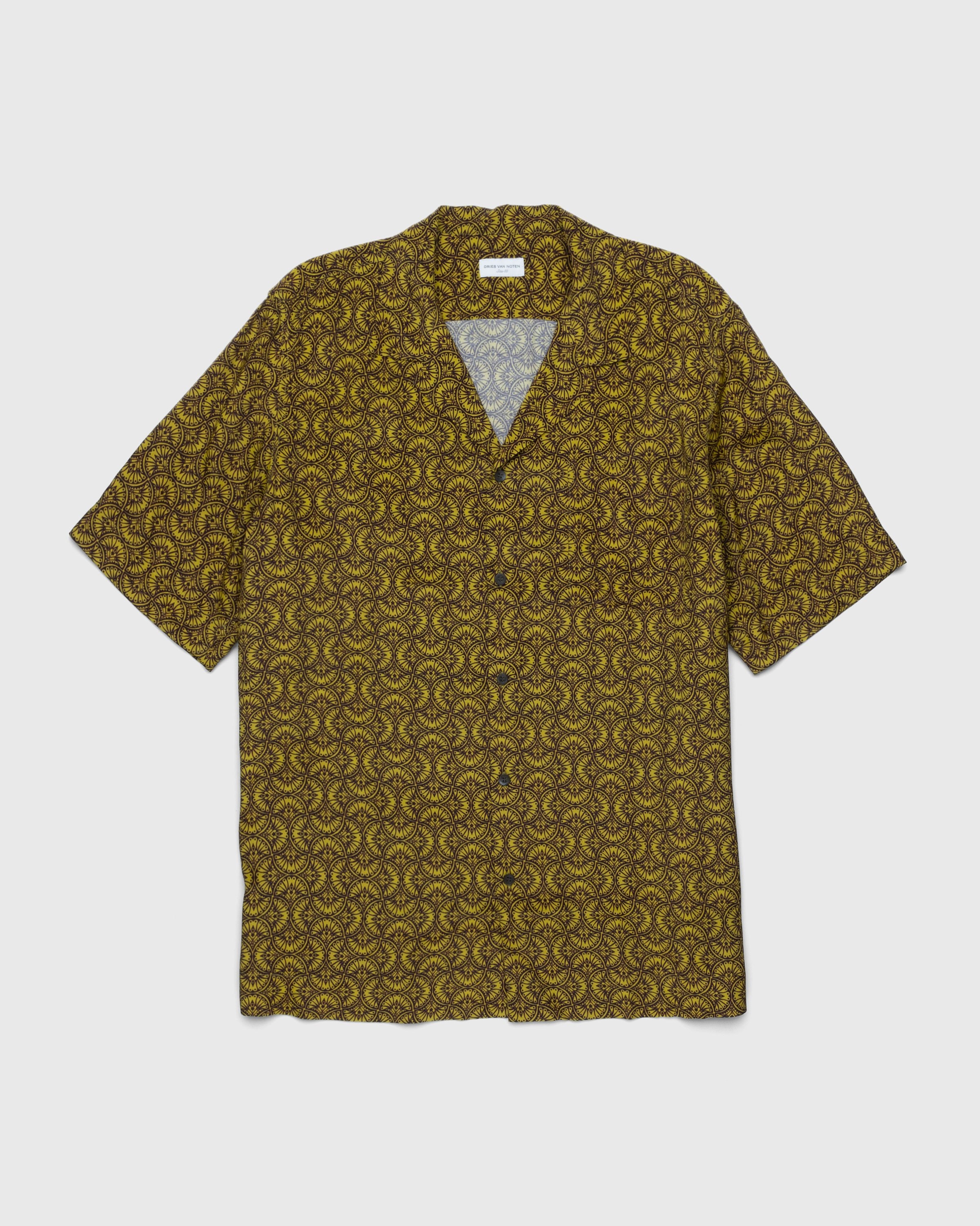 Dries van Noten – Carltone Shirt Yellow - Shirts - Yellow - Image 1