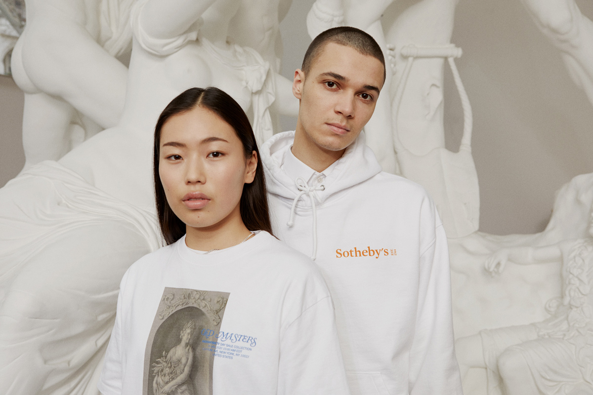 Sotheby's x Highsnobiety White T-Shirt and Hoodie