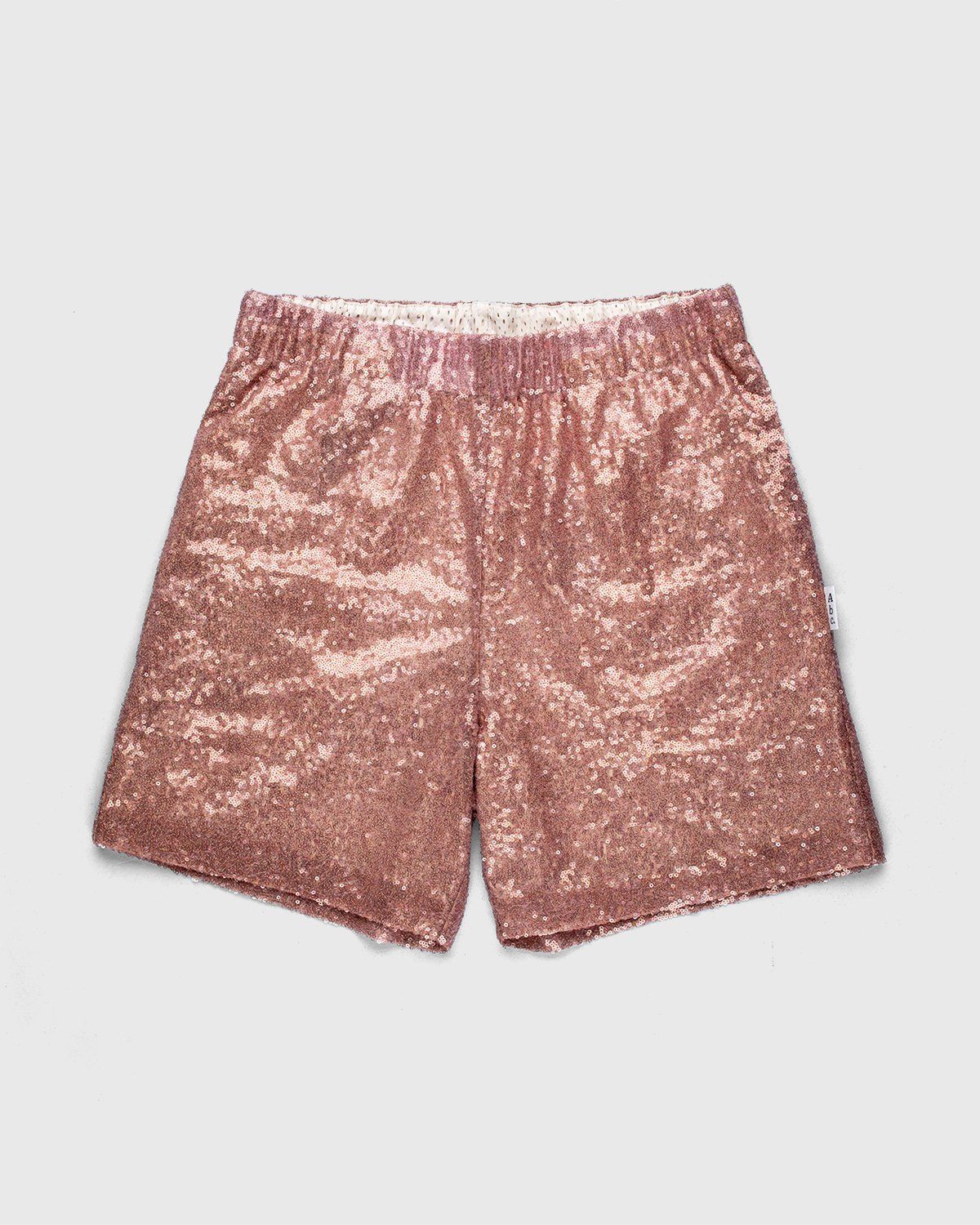 Advisory Board Crystals x Highsnobiety – Sequin Shorts Pink - Bermuda Cuts - Pink - Image 1